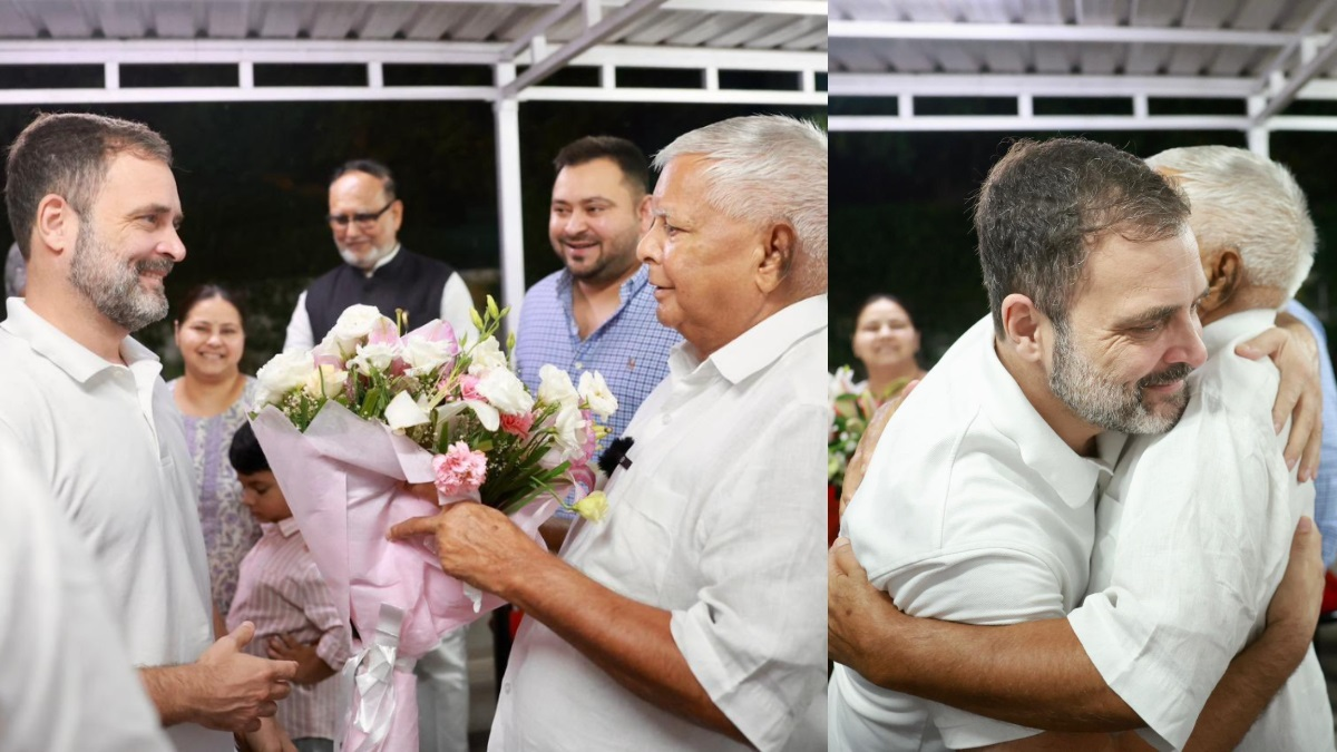 राहुल गांधी ने की आरजेडी सुप्रीमों लालू यादव से मुलाकात, बिहार में कैबिनेट बिस्तार पर हुई चर्चा