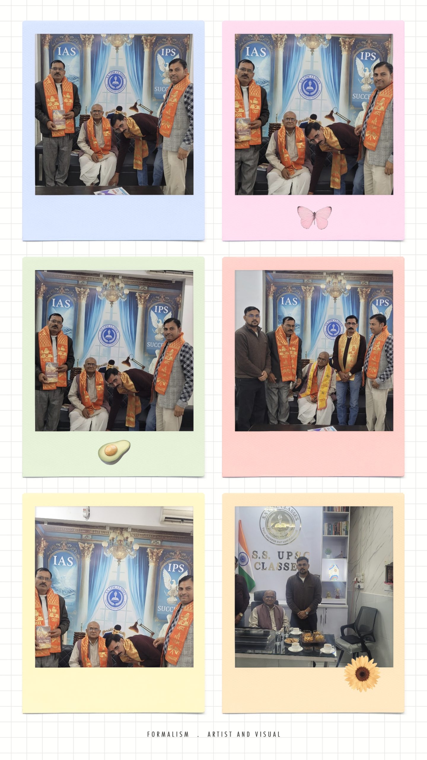 सत्य साधक बिजेन्द्र पांडेय गुरु जी का S.S UPSC CLASSES, मथुरा में पावन आगमन